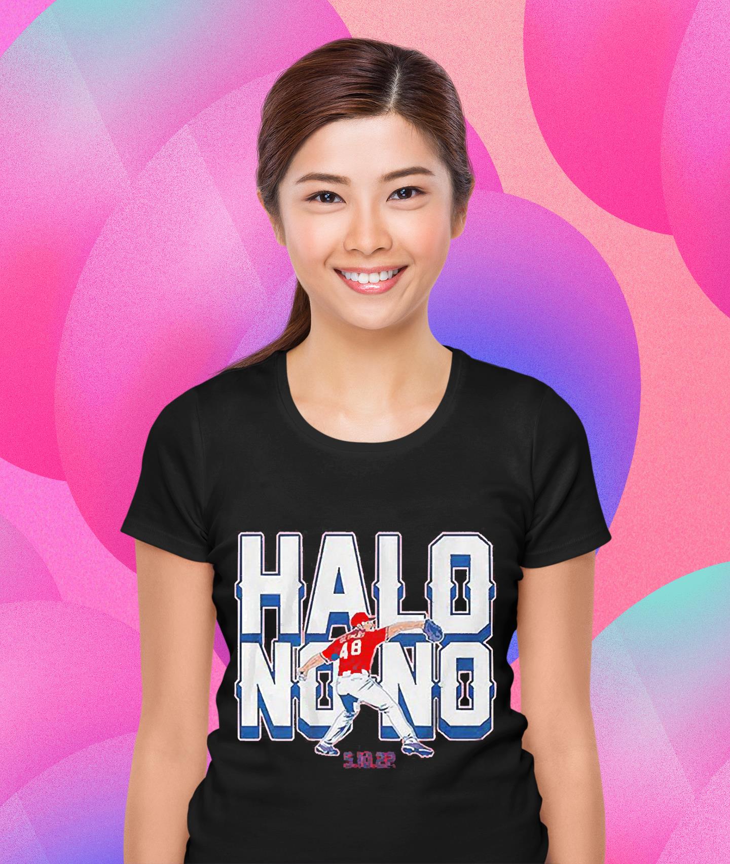 Reid Detmers Halo No No Shirt - Kutee Boutique