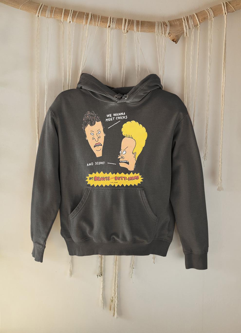 Beavis And Butt-Head We Wanna Meet Chicks And Score Shirt