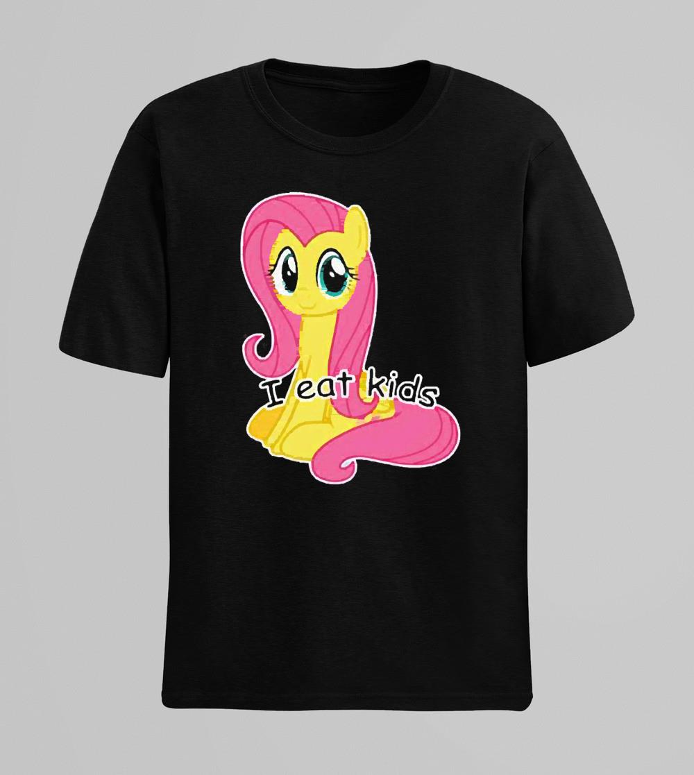 Fluttershy My Little Pony I Eat Kids Shirt