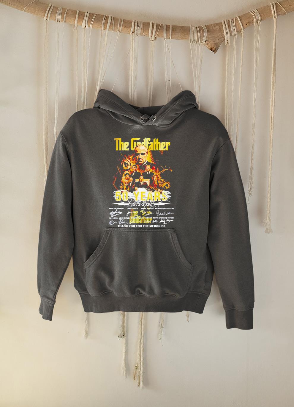 The Godfather 50 years 1972-2022 thank you for the memories signatures shirt