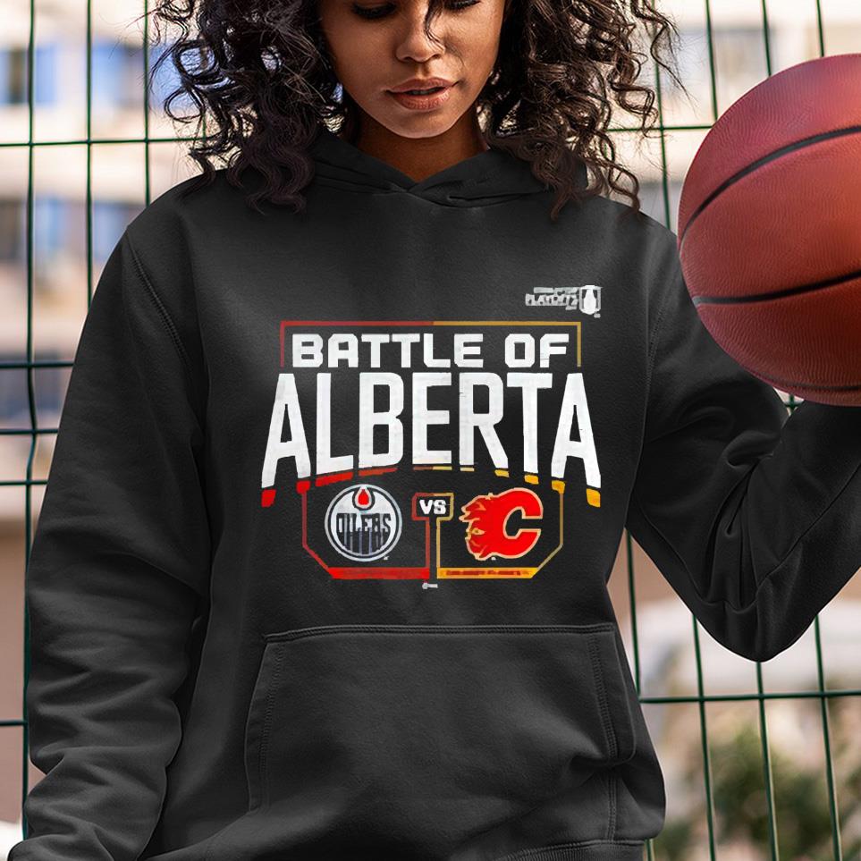 hh16 battle of alberta calgary flames vs edmonton oilers shirt hoodie - Battle Of Alberta Calgary Flames Vs. Edmonton Oilers shirt