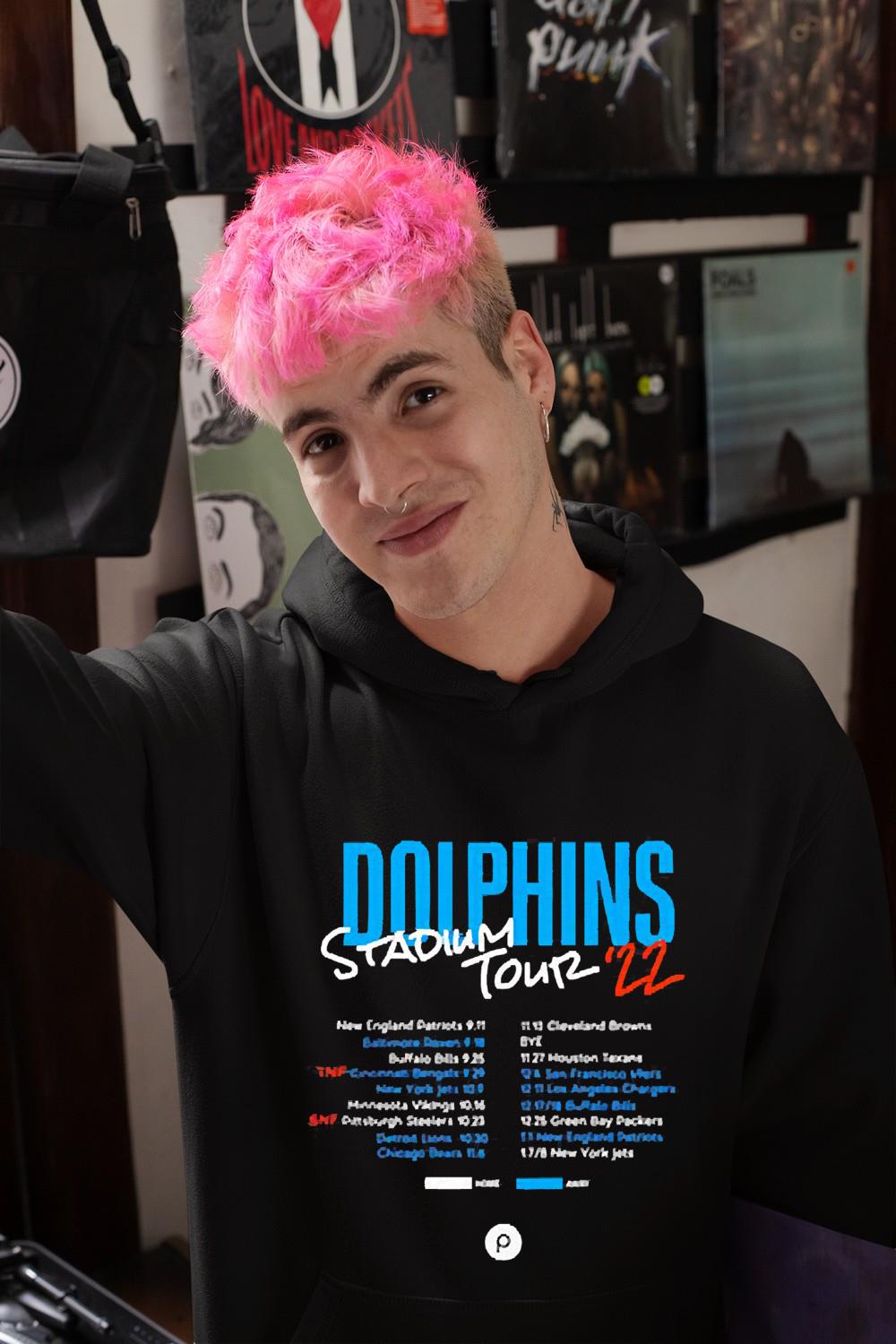 hh165 dolphins stadium tour 22 shirt hoodie - Dolphins Stadium Tour 22 Shirt