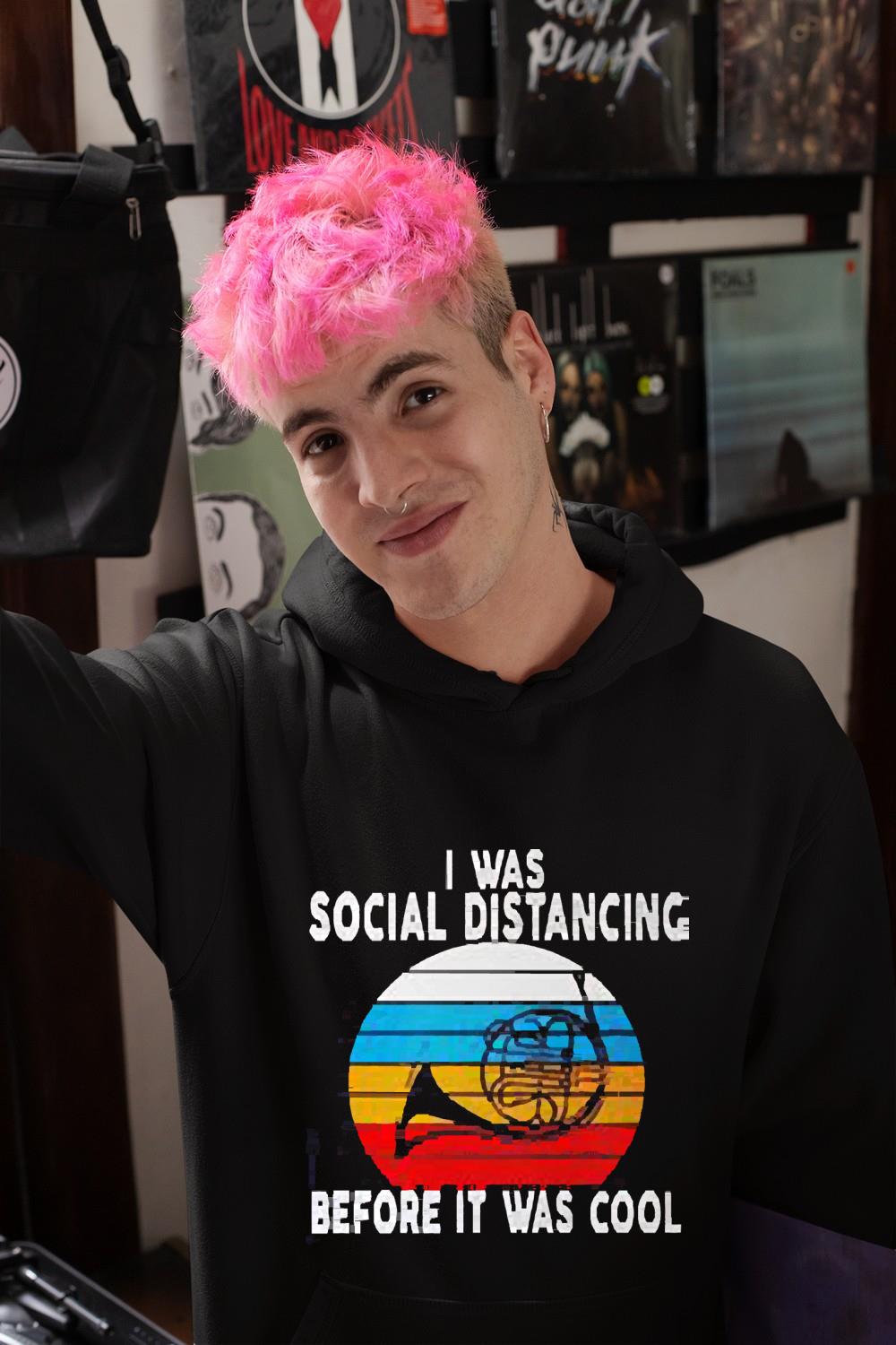 I Was Social Distancing Before It Was Cool Shirt 1 Thebeatlestshirt News