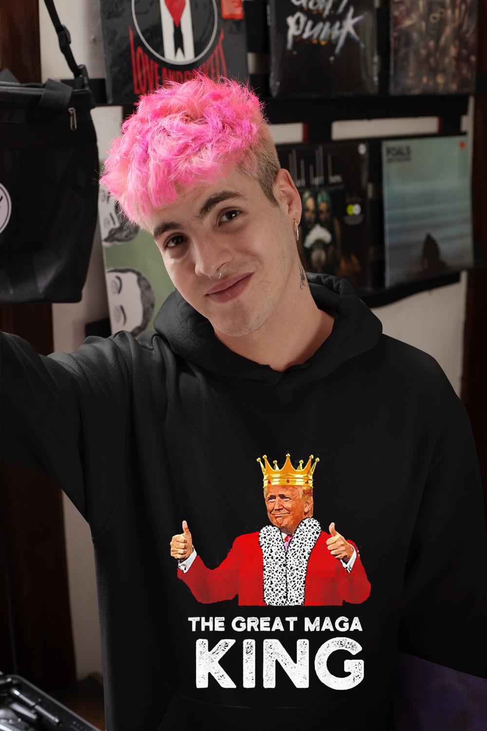 The Great Maga King Trump Crown Republican Anti Biden Shirt 1
