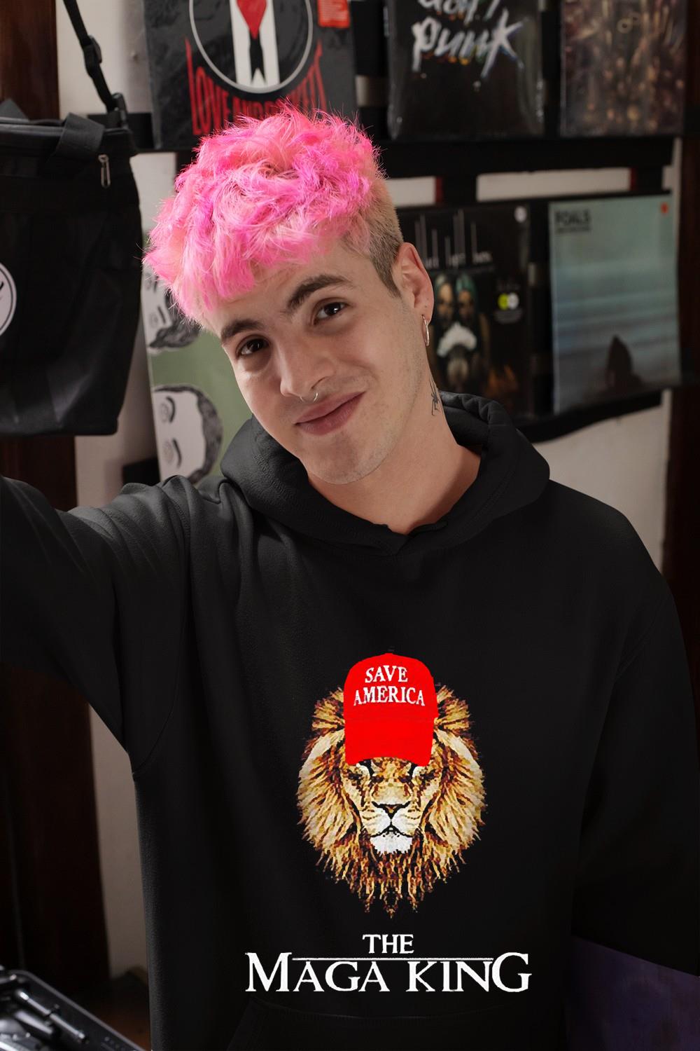 hh165 the maga king trump classic shirt hoodie - The Maga King Trump Classic Shirt
