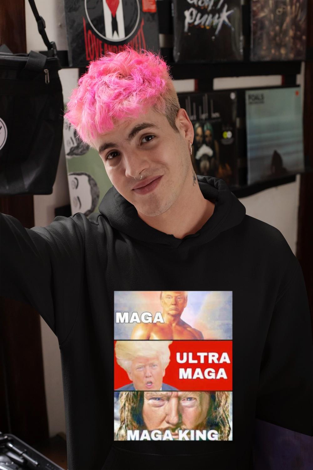 hh165 the return of great maga king shirt hoodie - The Return Of Great Maga King shirt