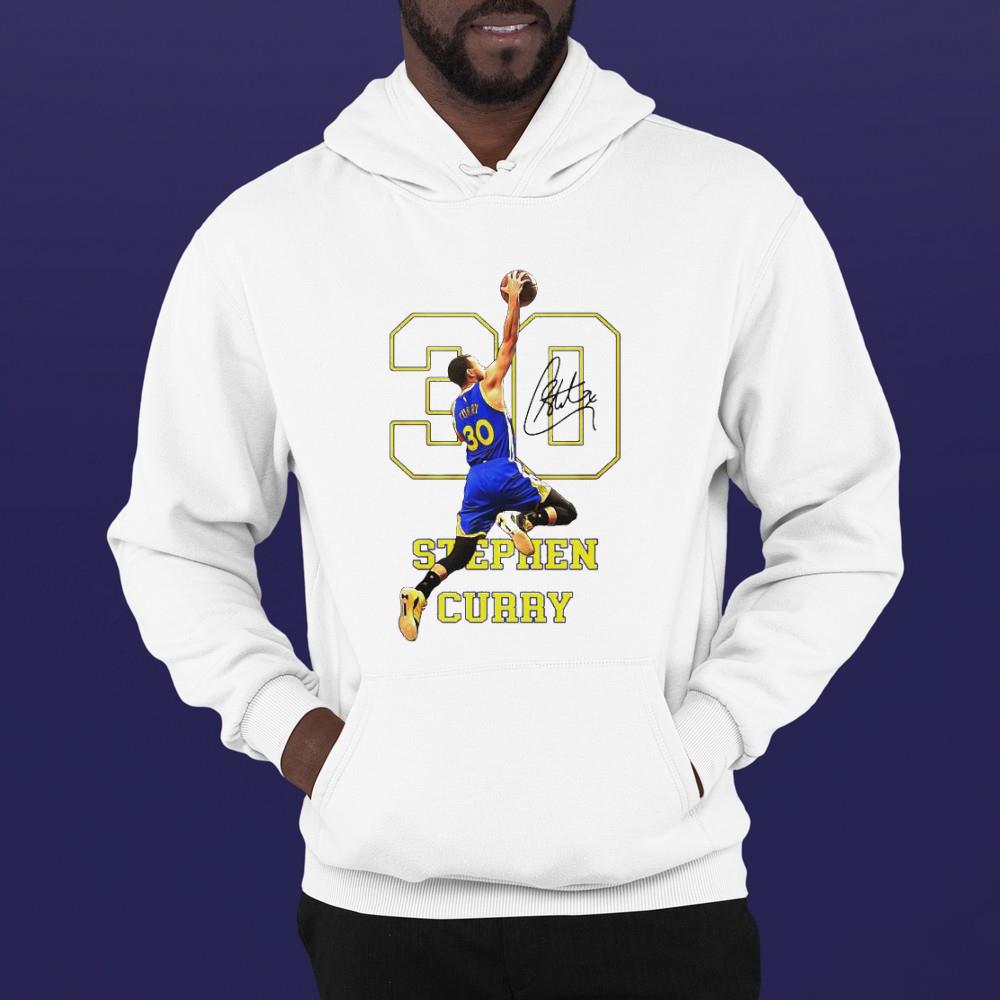 30 Stephen Curry Golden State Warriors signature shirt