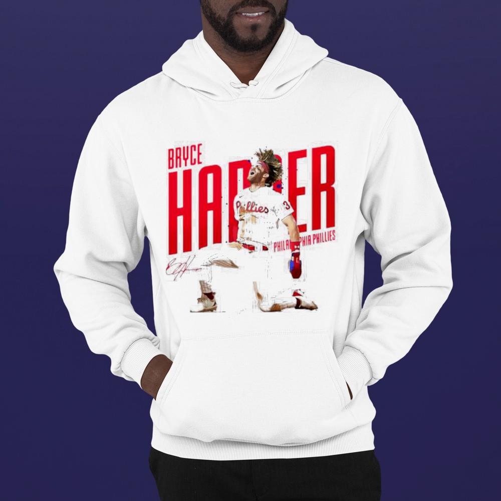 Philadelphia Phillies Bryce Harper Signatures Shirt