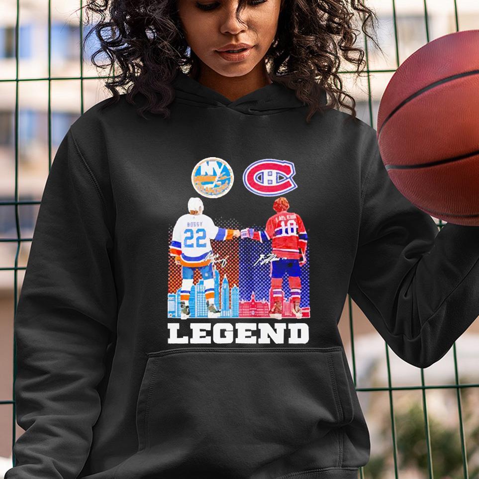 hh175 guy lafleur montreal canadiens mike bossy new york islanders signature shirt hoodie - Guy Lafleur Montreal Canadiens Mike Bossy New York Islanders signature shirt