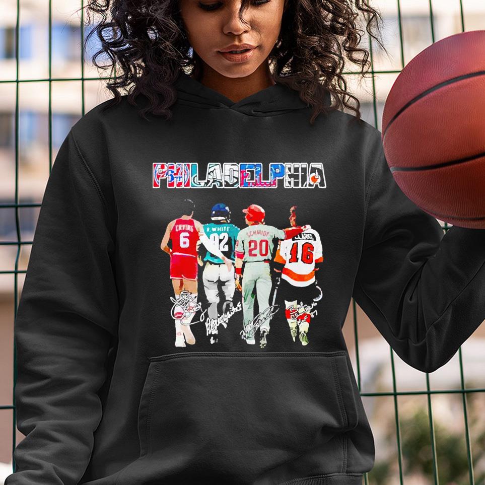 Philadelphia Team Sport Erving R White Schmidt Clarke signatures shirt 1 nurseteeshirt News