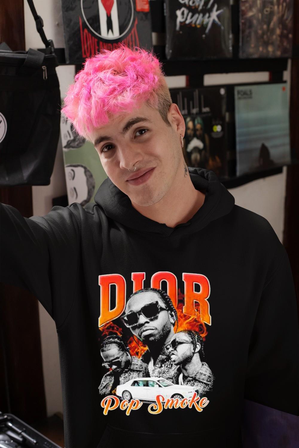 Dior Pop Smoke Vintage Retro Shirt