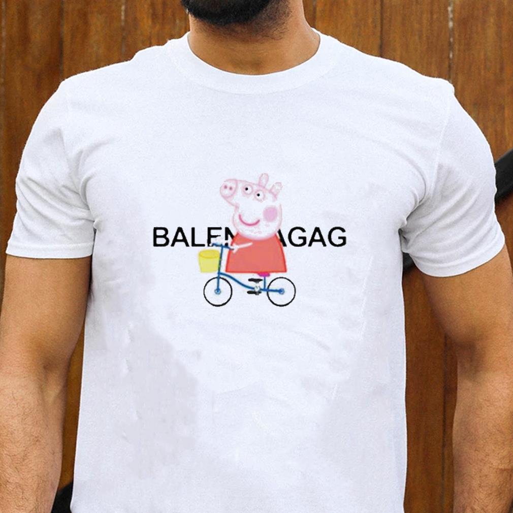 Balenciaga Peppa Pig Bicycle Parody Funny Shirt 1 nurseteeshirt News