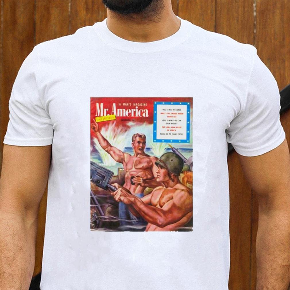hh185 pulp librarian a man s magazine mr america hang on to your teeth mr america 1952 shirt hoodie - Pulp Librarian A Man’s Magazine Mr America Hang On To Your Teeth Mr America 1952 Shirt