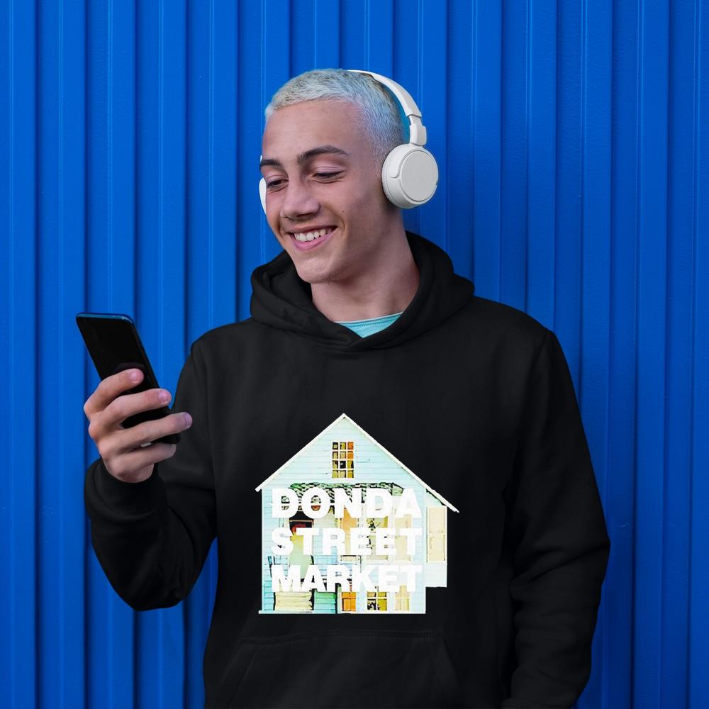 hh194 donda street market shirt hoodie - Donda Street Market Shirt