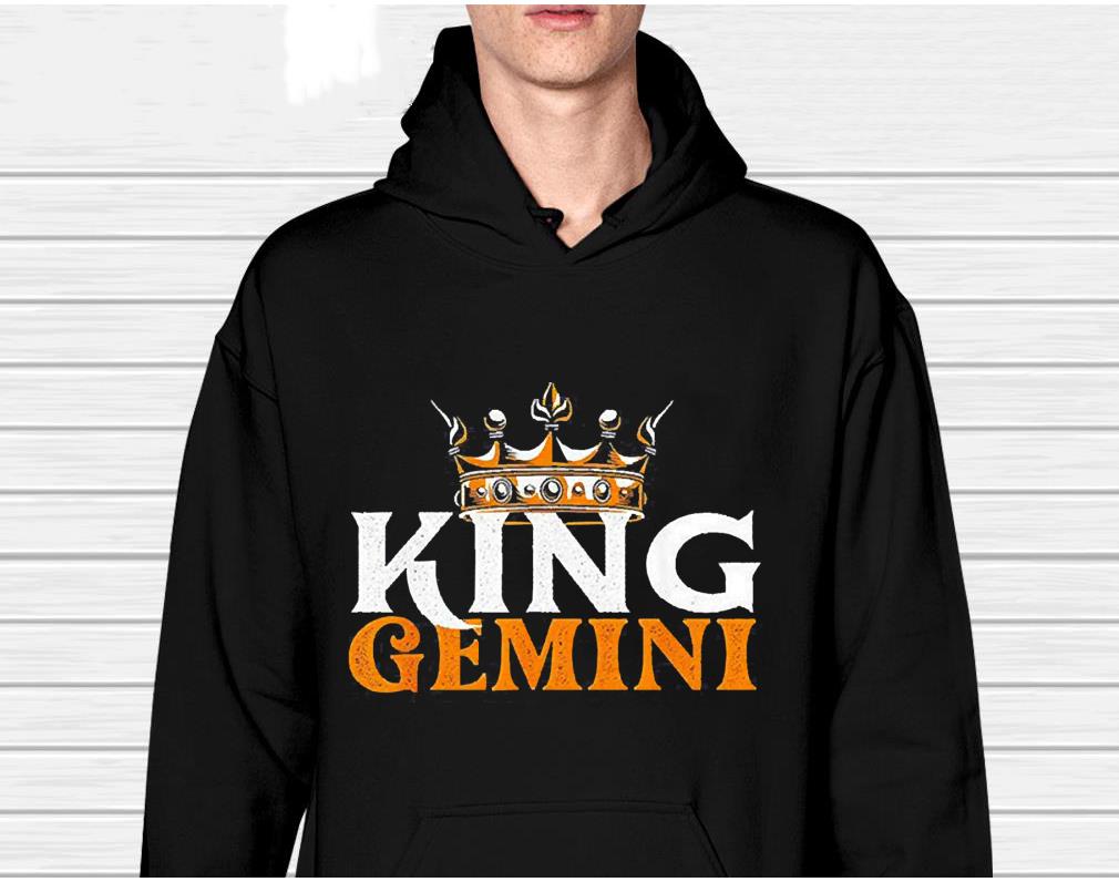 hh195 crown king gemini shirt hoodie - Crown King Gemini Shirt