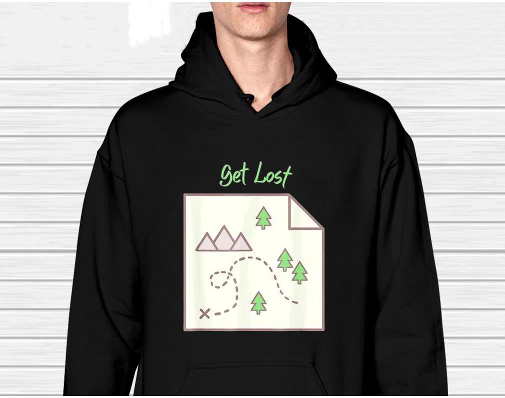 Get Lost Map Hiking Outdoors Adventure Nature Trekking Camp Shirt 1 Ncovtee News