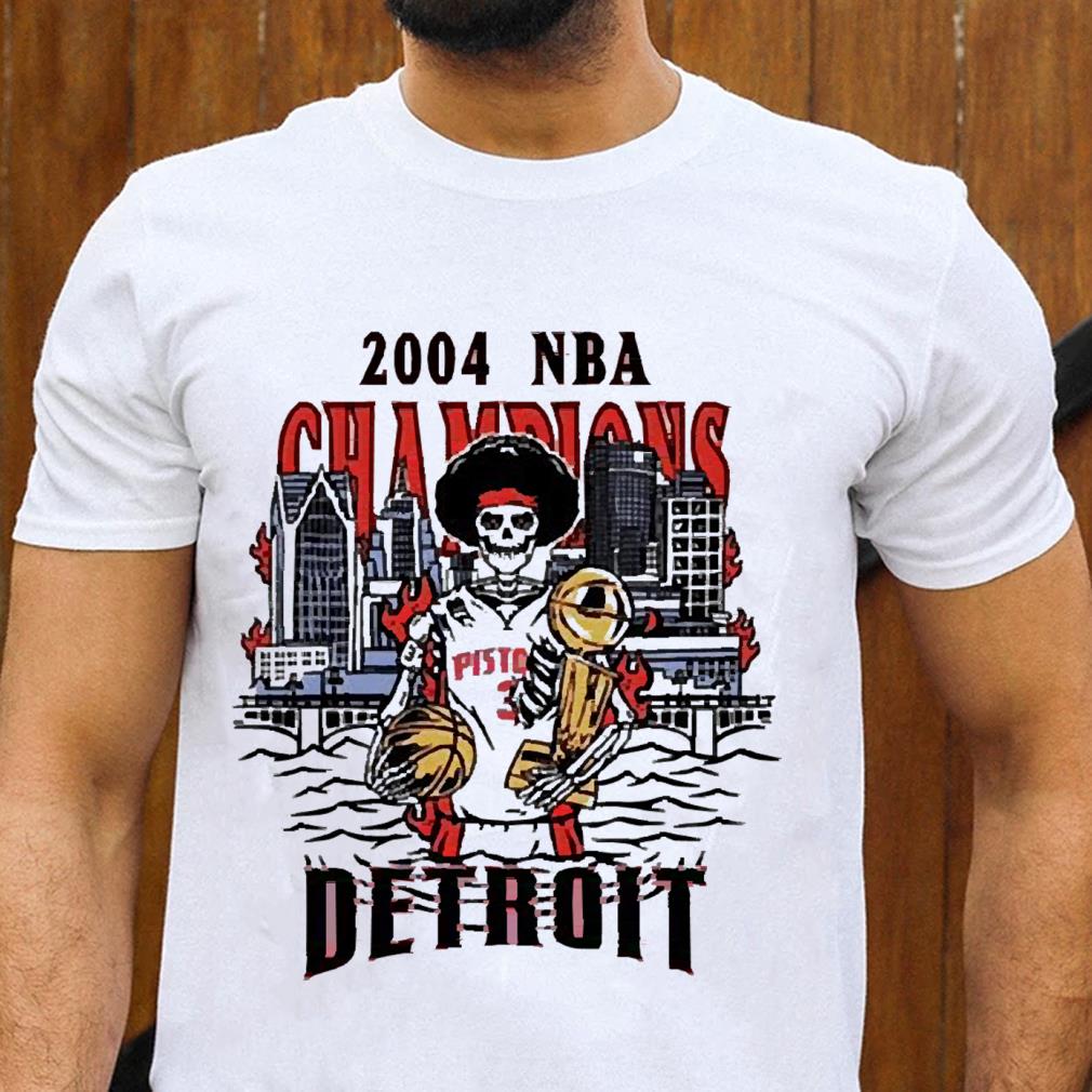 Sana Detroit 2004 Nba Champions shirt