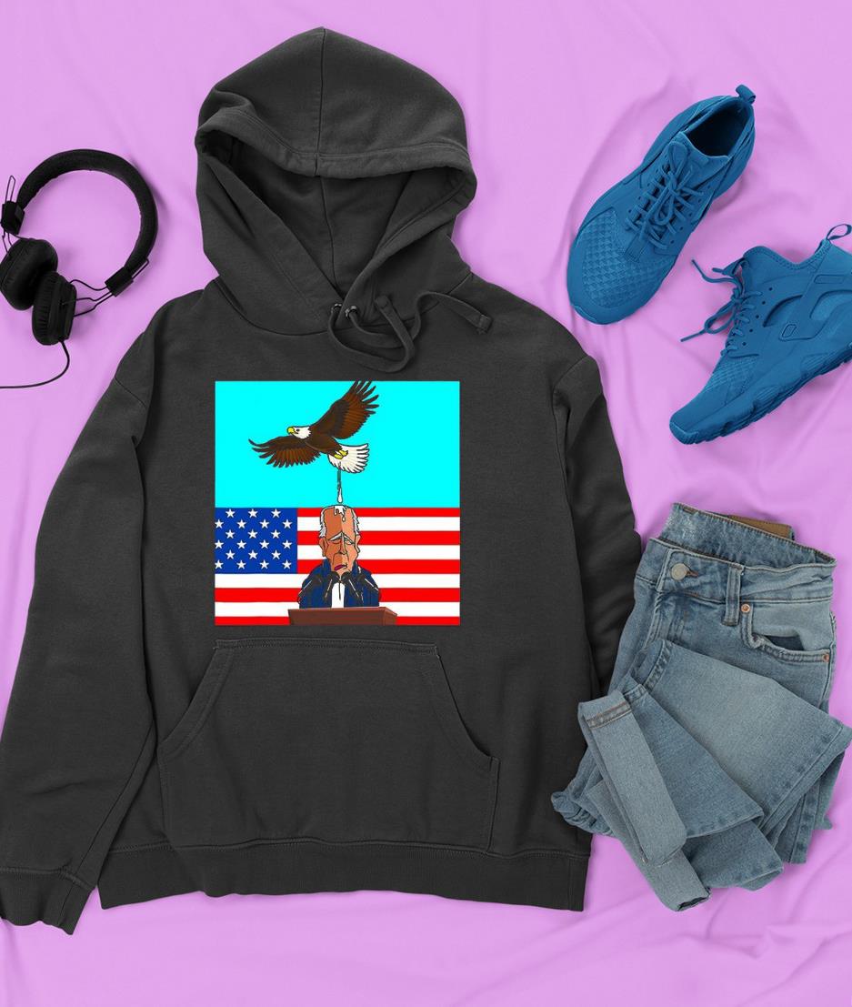 hh204 biden bird poop funny usa flag shirt hoodie - Biden Bird Poop Funny USA Flag Shirt