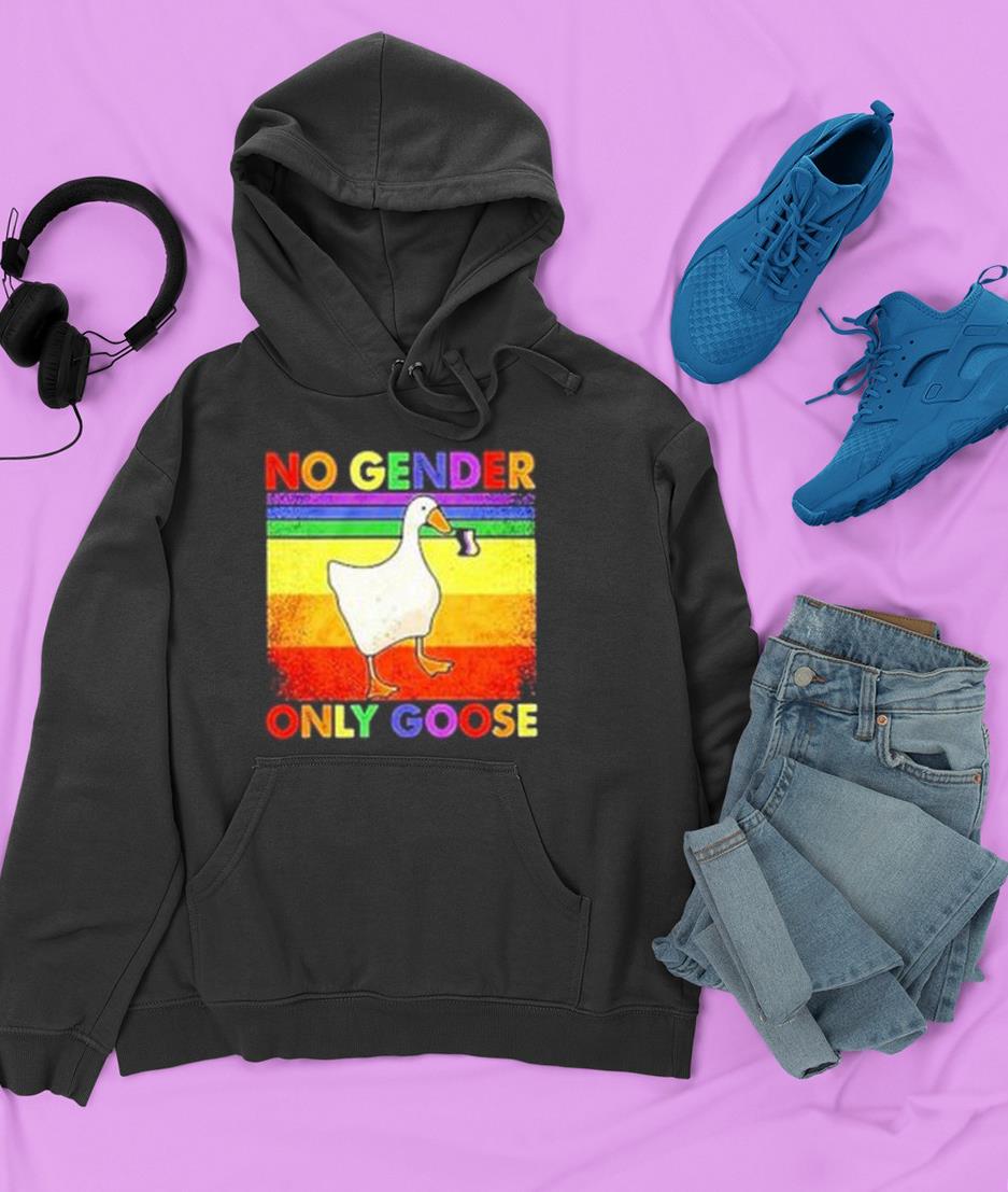 hh204 duck lgbt pride no gender only goose shirt hoodie - Duck LGBT pride no gender only goose shirt