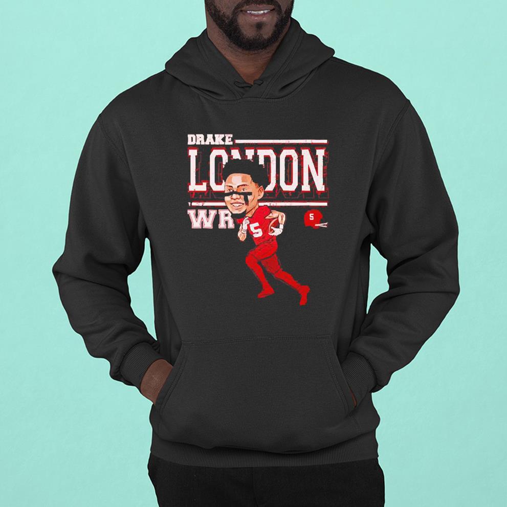 hh205 drake london atlanta falcons cartoon shirt hoodie - Drake London Atlanta Falcons Cartoon shirt