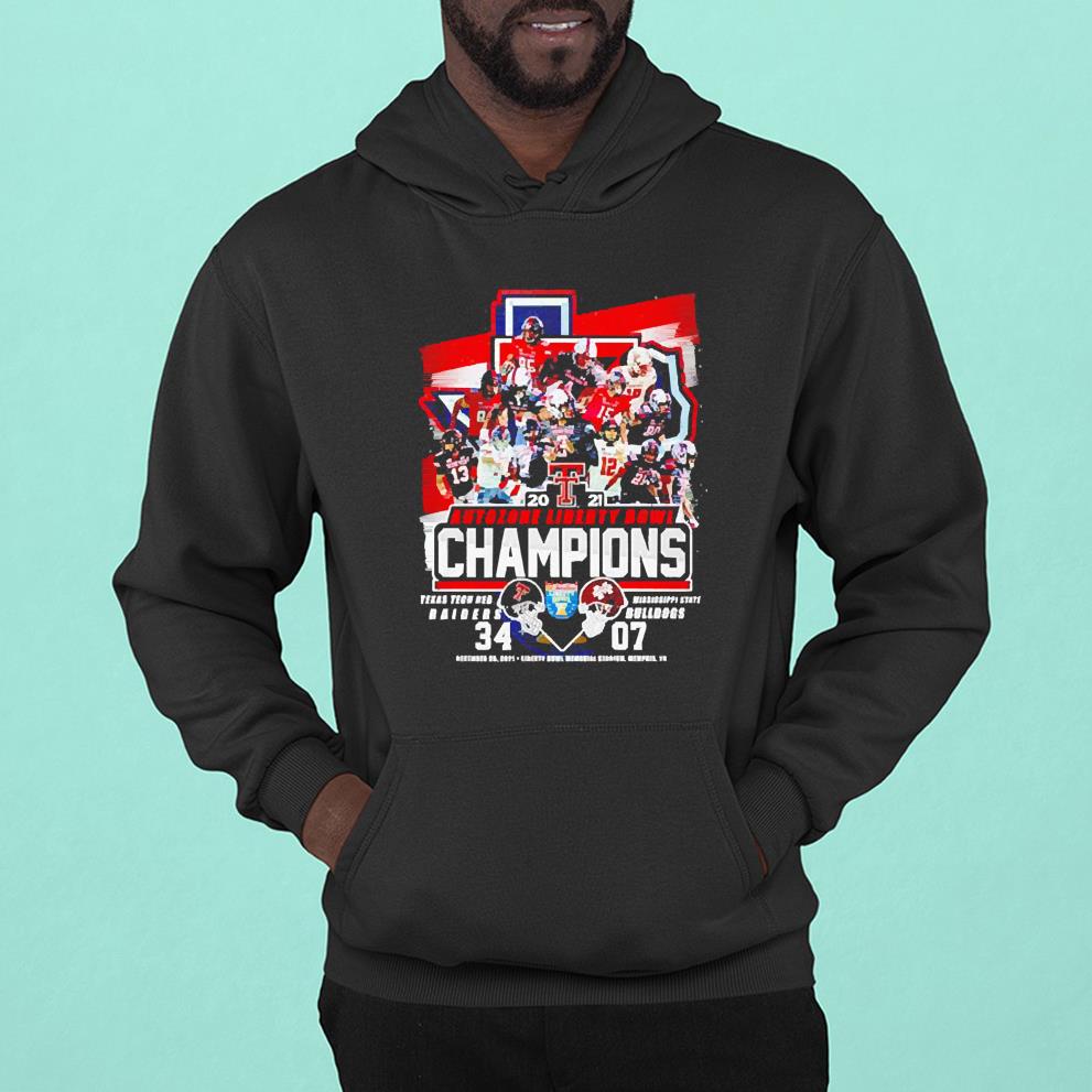 Texas Tech Red Raiders 34, Mississippi State Bulldogs 07 Autozone Liberty Bowl shirt 1 Greatfuldeadshirts News