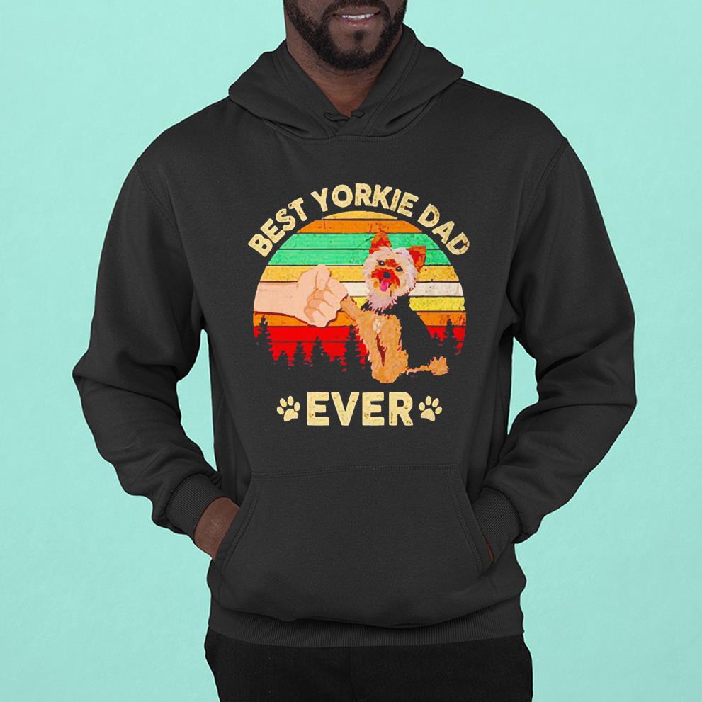 Yorkie Dad Ever Dog Lover Vintage Father’s Day shirt 1