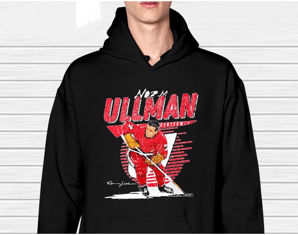 Norm Ullman Detroit Red Wings Comet Signature shirt
