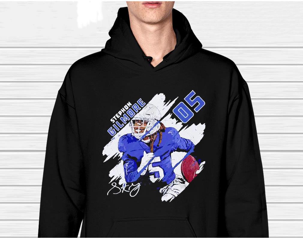 Stephon Gilmore Indianapolis Colts Stripes signature shirt