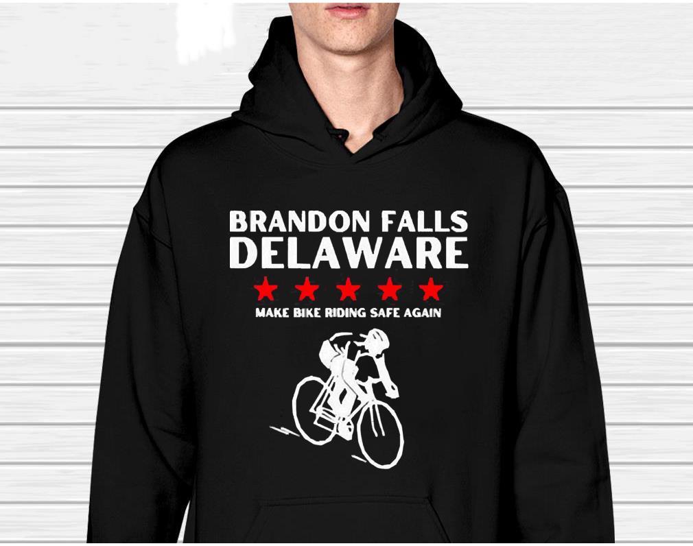 Brandon falls delaware funny Joe Biden bike crash pro Trump shirt