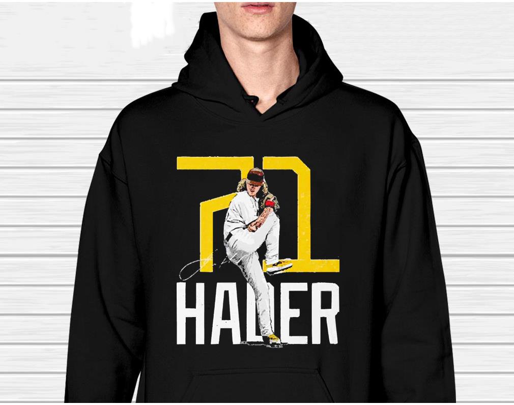 Josh Hader San Diego Padres bold signature shirt