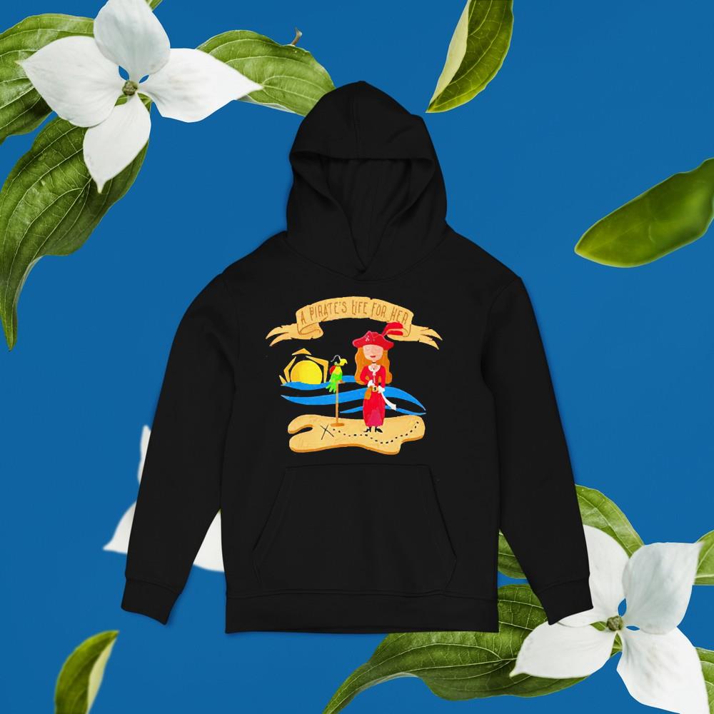 A Pirate’s Life For Her Caribbean Girl With Parrot Shirt 1 Thebeatlestshirt News