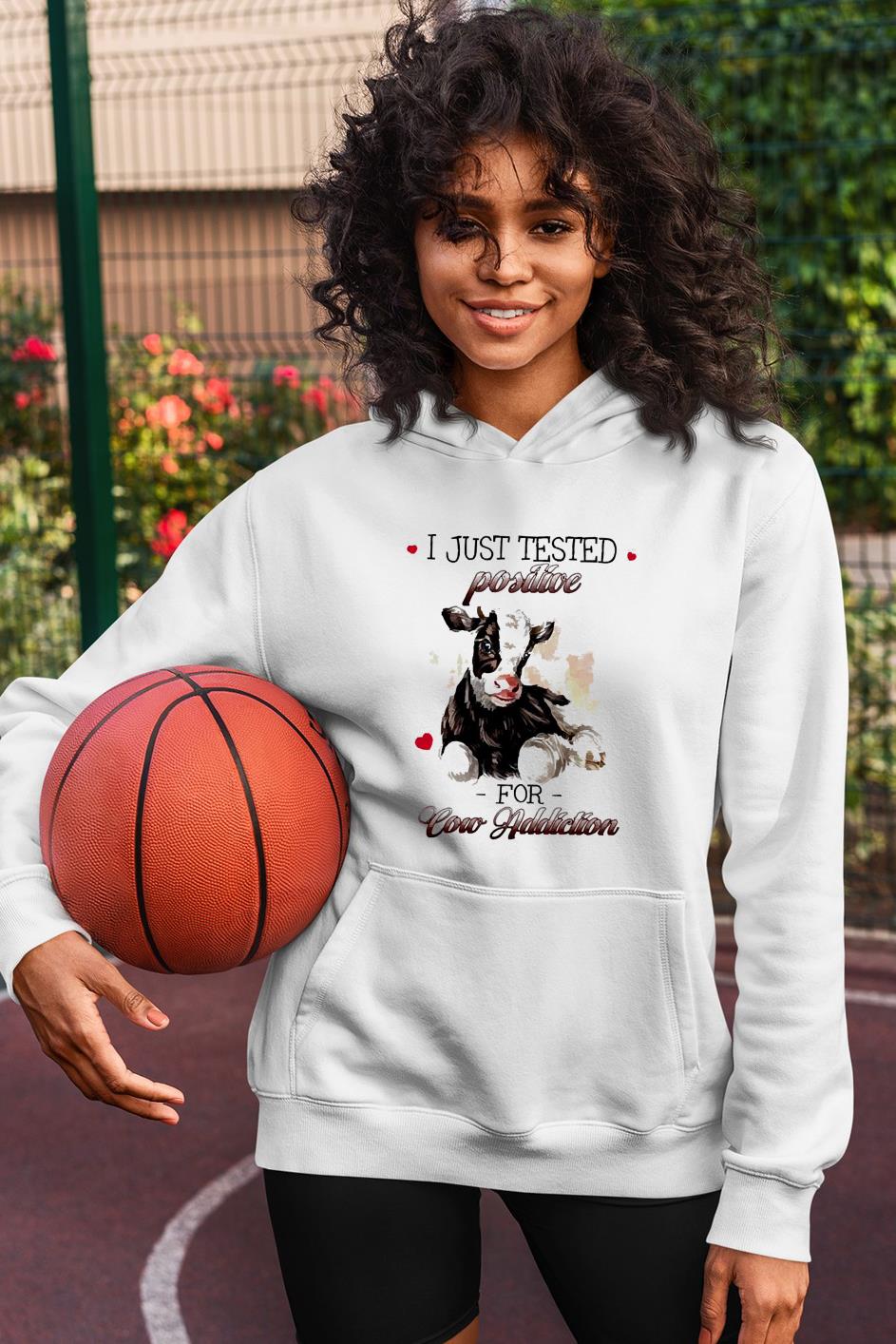I Just Tested Positive For Cow Addiction Shirt 1 TEACHERHEROSHIRT NEWS