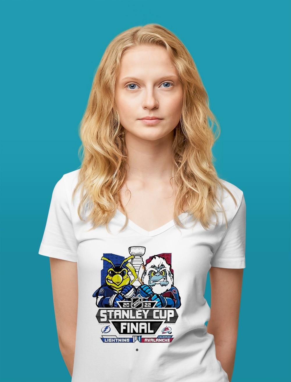 Tampa Bay Hockey x Avalanche Hockey Mascot 2022 Stanley Cup Final shirt