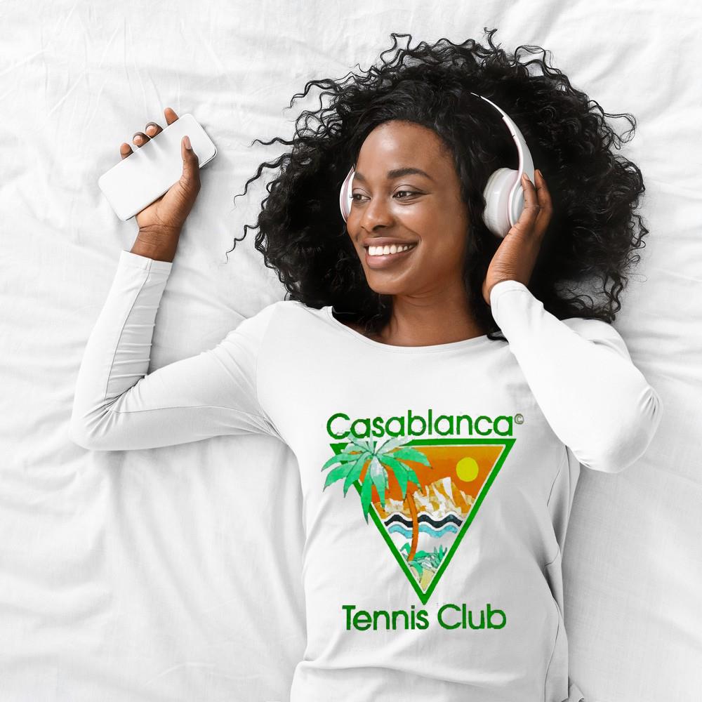 Casablanca Pink Tennis Club Icon Shirt