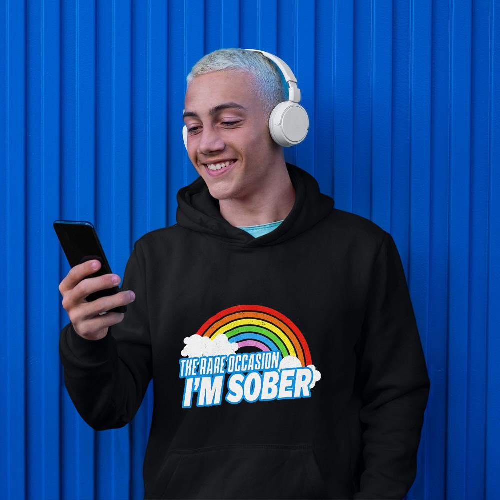 hh235 the rare occasion i m sober shirt hoodie - The Rare Occasion I’m Sober Shirt