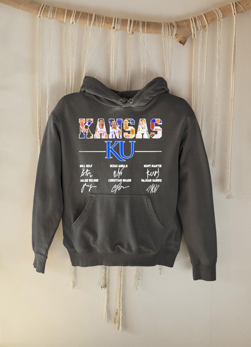 Kansas Jayhawks men’s basketball signatures shirt 1 Independencedayshirt News