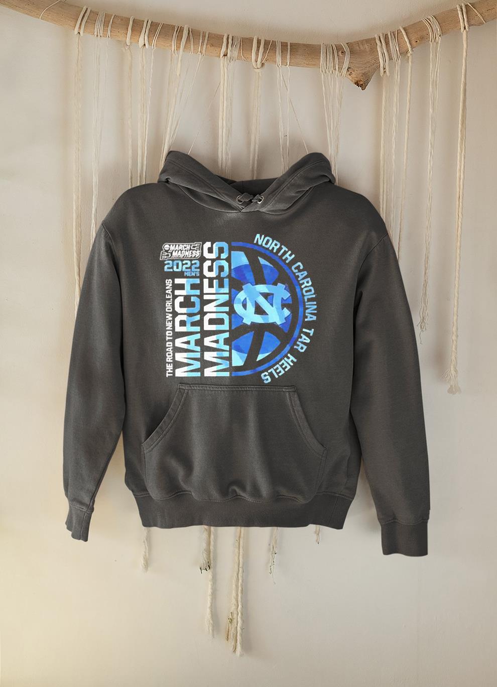 hh243 north carolina tar heels 2022 ncaa march madness tournament the road to new orleans shirt hoodie - North Carolina Tar Heels 2022 Ncaa March Madness Tournament The Road To New Orleans Shirt