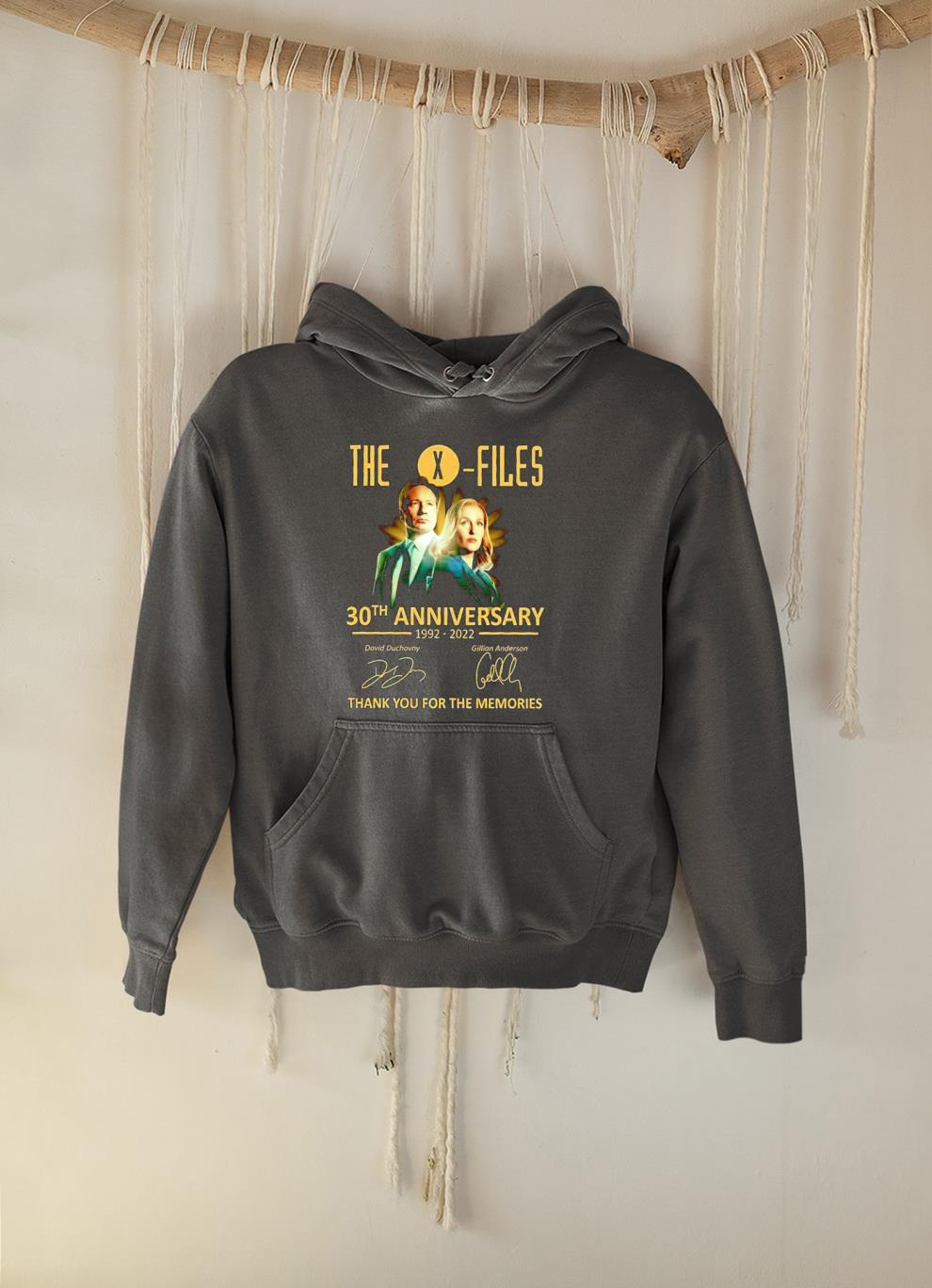 The X-Files 30th Anniversary 1992-2022 thank you for the memories shirt 1