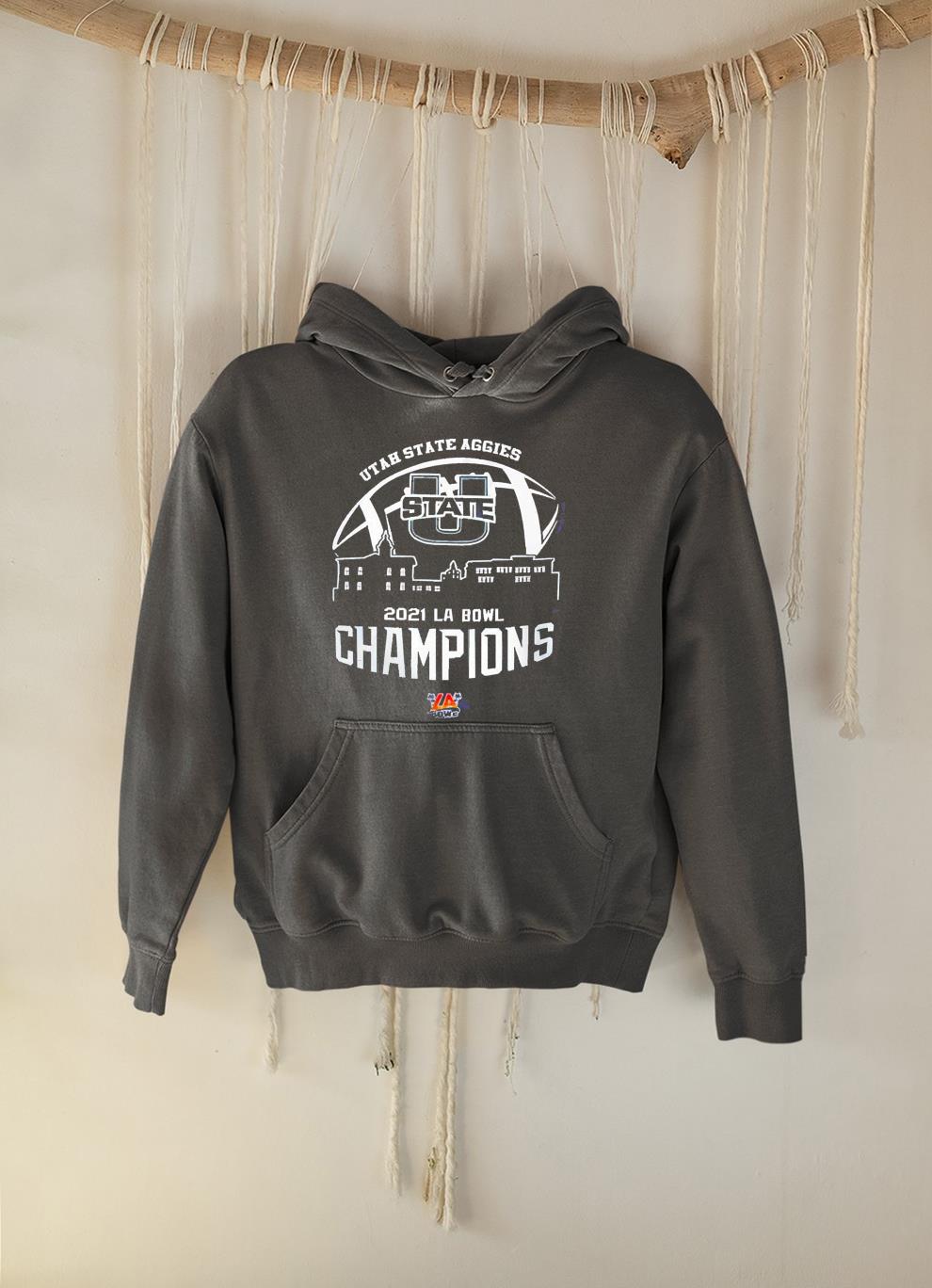 Utah State Aggies 2021 LA Bowl Champions NCAA shirt 1 Nurseherotee News