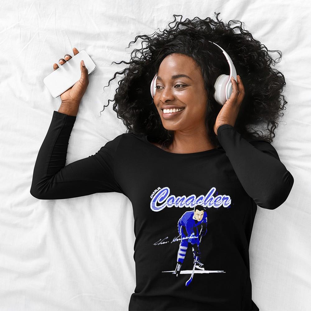 Charlie Conacher Toronto Maple Leafs Retro Script signature shirt