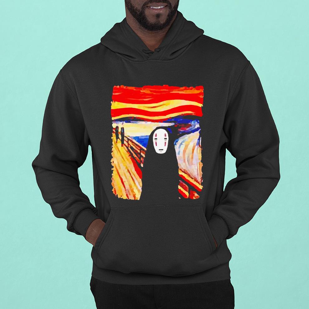 Kaonashi Studio Ghibli The Scream Edvard Munch shirt