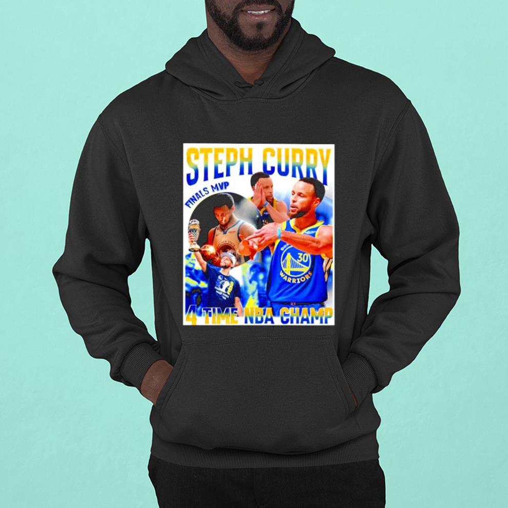 Steph Curry finals MVP 4-time NBA champ shirt