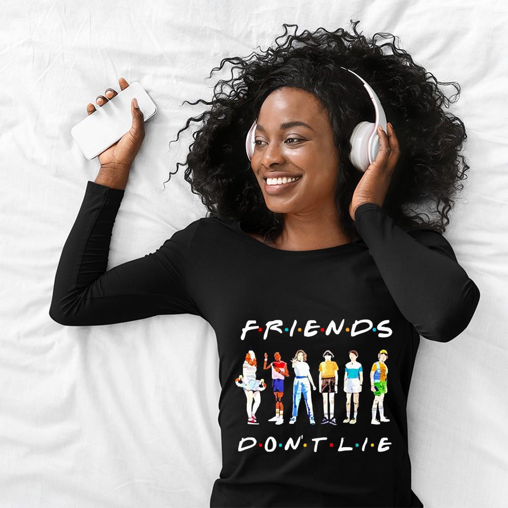 Stranger Things characters friends don’t lie shirt