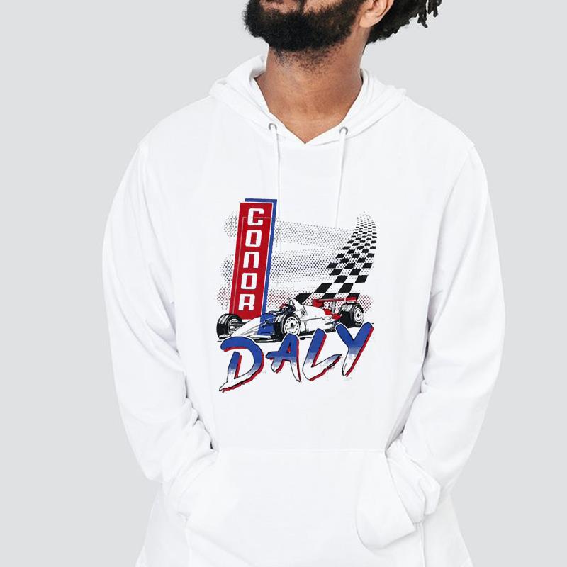 hh253 conor daly indycar retro shirt hoodie - Conor Daly Indycar Retro Shirt