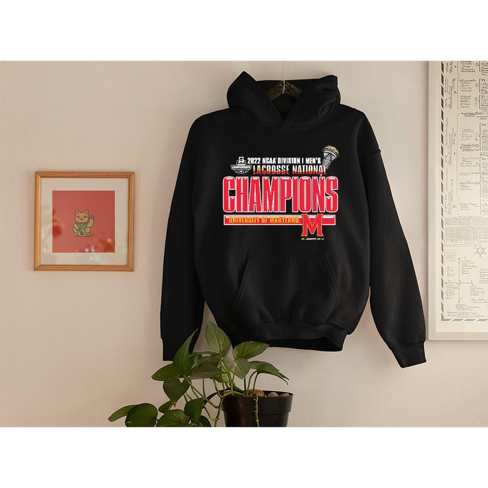 hh26 2022 ncaa division i men s lacrosse national champions maryland terrapins shirt hoodie - 2022 NCAA Division I men’s lacrosse national champions Maryland Terrapins shirt