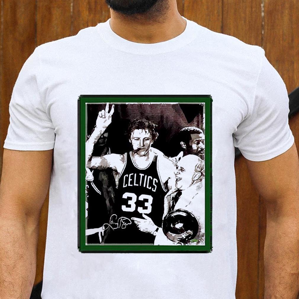Boston Celtics Larry smoking shirt 1