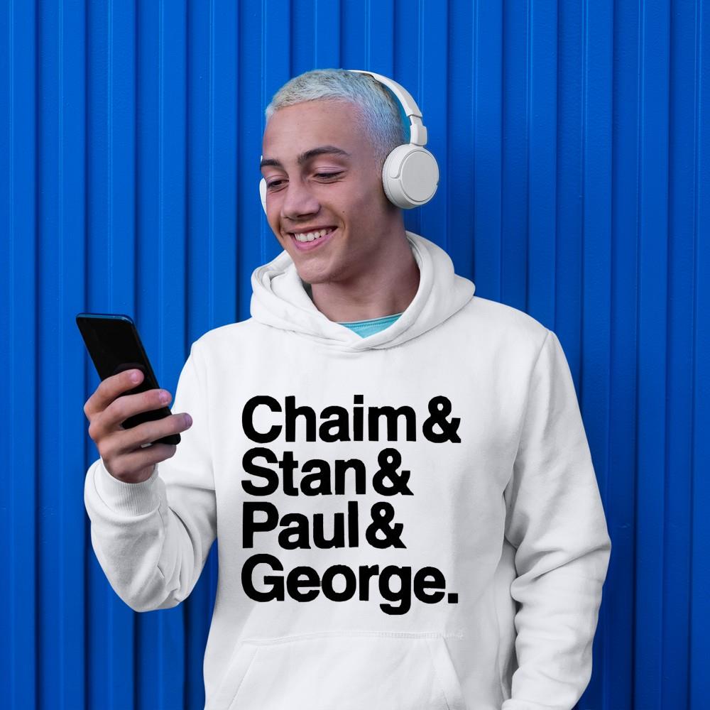 hh264 chaim  stan  paul  george shirt hoodie - Chaim & Stan & Paul & George shirt