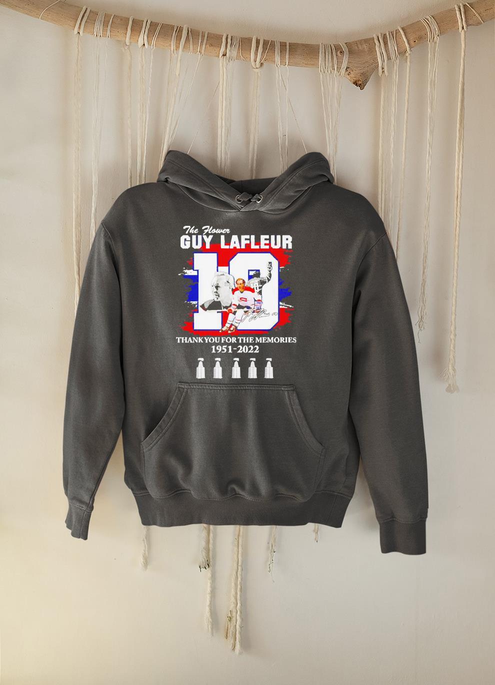 The Flower Guy Lafleur Thank You For The Memories 1951-2022 Signature Shirt 1 Ncovtee News