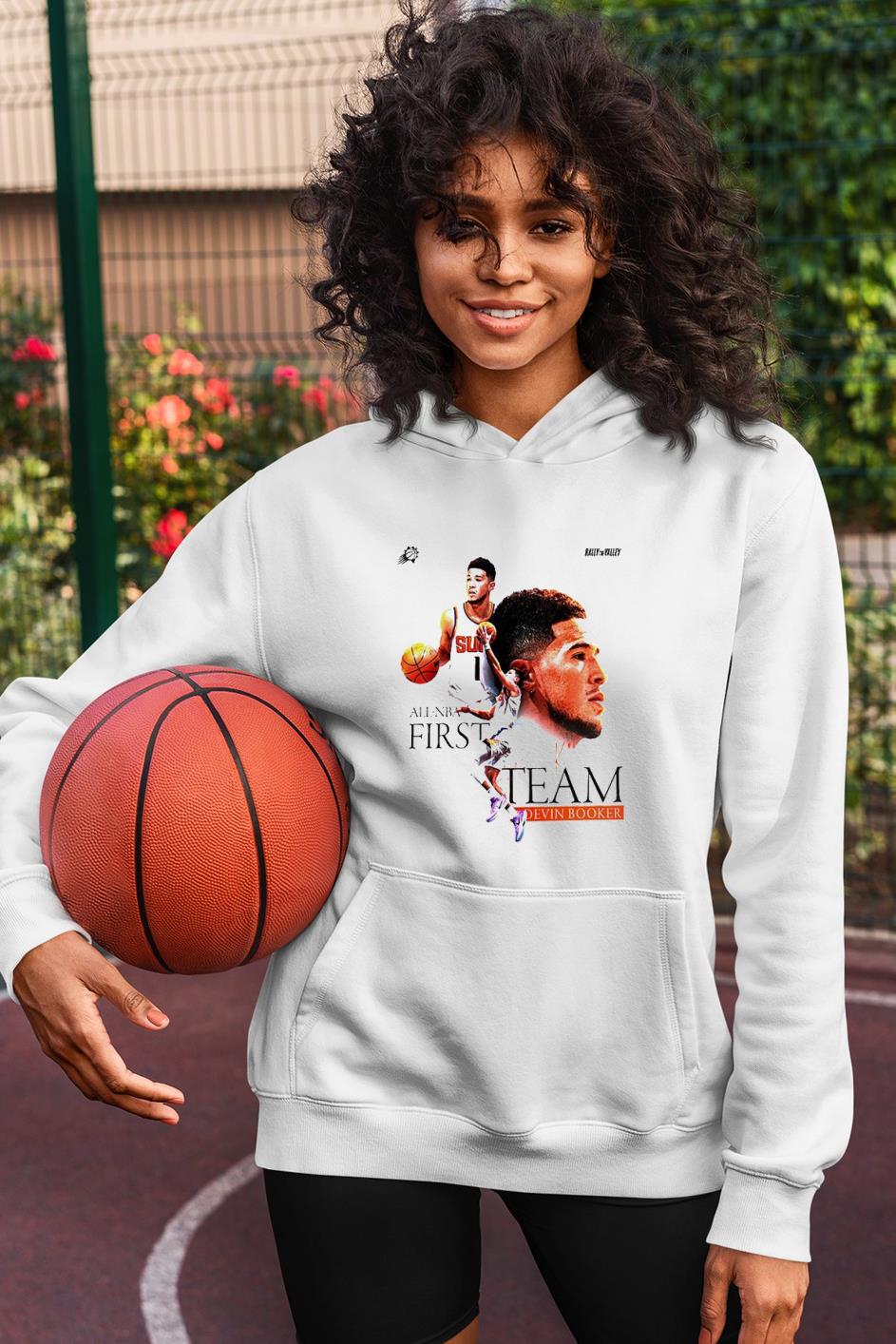hh265 devin booker allnba first team phoenix suns shirt hoodie - Devin Booker All-NBA First Team Phoenix Suns Shirt