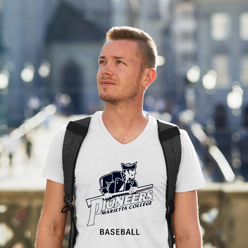 Marietta College Pioneers Baseball Name Drop shirt 1st Shirts